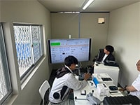 フライト研修の様子