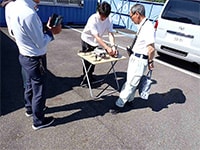フライト研修の様子